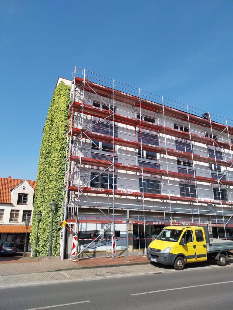 Fassadengerüstbau bei Basic GS